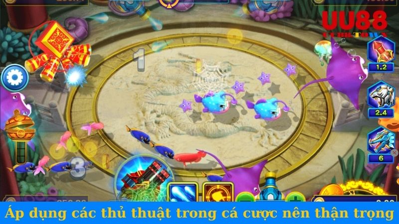 Khi áp dụng các thủ thuật trong cá cược nên thận trọng