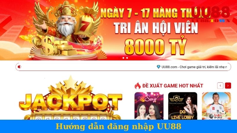 hướng dẫn đăng nhập UU88